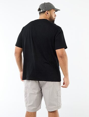 T-shirt imprimé à manches courtes et col rond
