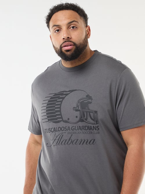 T-shirt imprimé à manches courtes - Kiabi