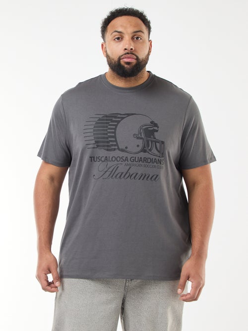 T-shirt imprimé à manches courtes - Kiabi