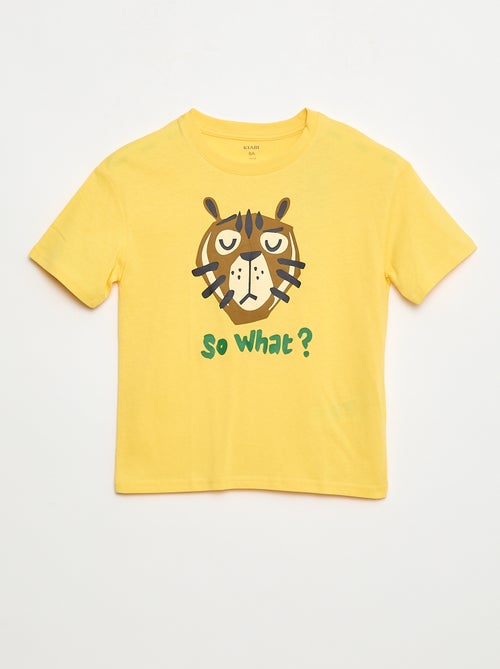T-shirt imprimé à manches courtes - Kiabi