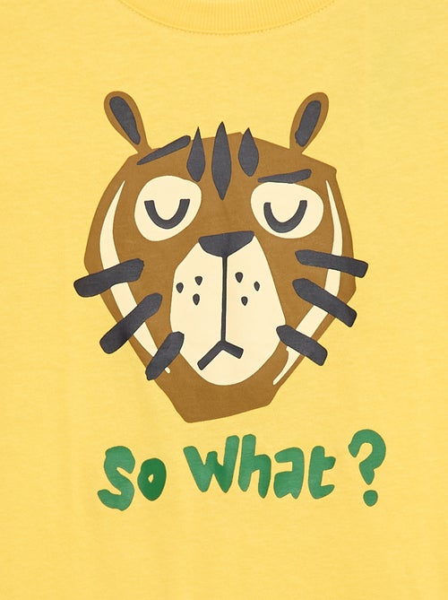 T-shirt imprimé à manches courtes - Kiabi