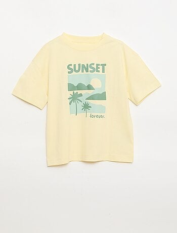 T-shirt imprimé à manches courtes