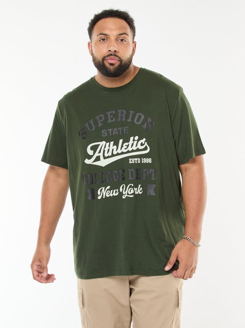 T-shirt imprimé à manches courtes - Kiabi
