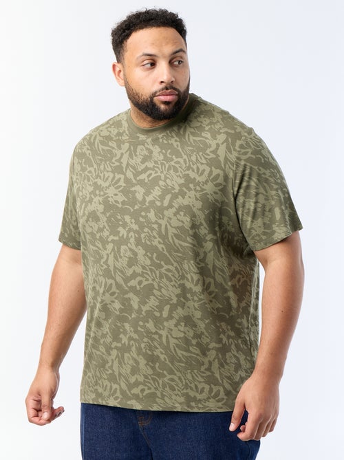 T-shirt imprimé à manches courtes - Kiabi