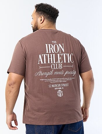 T-shirt imprimé à manches courtes