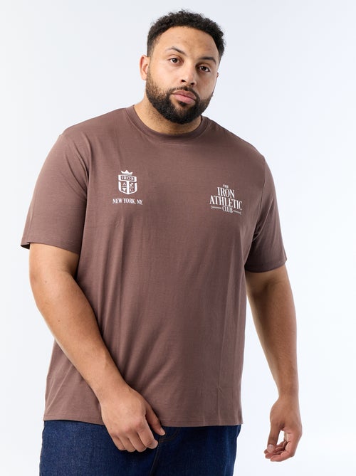 T-shirt imprimé à manches courtes - Kiabi