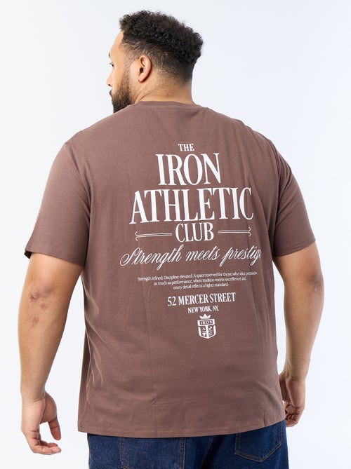 T-shirt imprimé à manches courtes - Kiabi