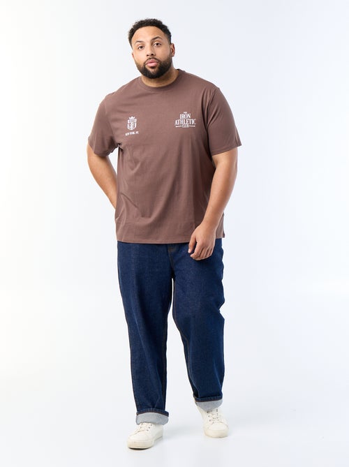 T-shirt imprimé à manches courtes - Kiabi