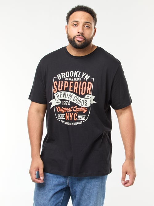 T-shirt imprimé à manches courtes - Kiabi