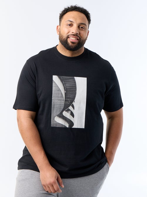 T-shirt imprimé à manches courtes - Kiabi