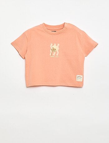 T-shirt imprimé à manches courtes