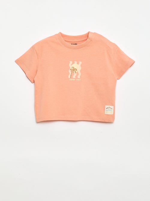 T-shirt imprimé à manches courtes - Kiabi