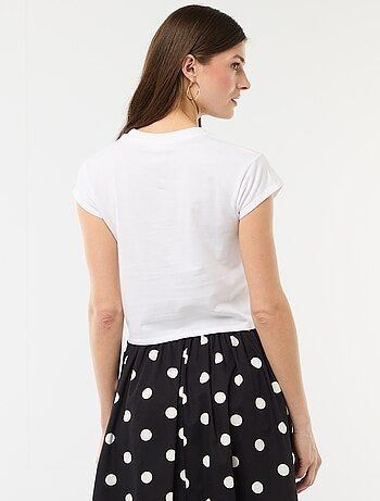 T-shirt imprimé à manches courtes 'Pokémon'