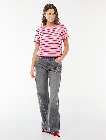 T-shirt imprimé à manches courtes