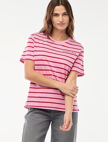 T-shirt imprimé à manches courtes