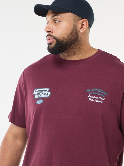 T-shirt imprimé à manches courtes - Kiabi