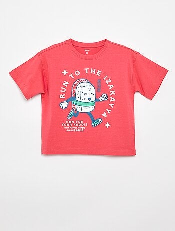 T-shirt imprimé à manches courtes