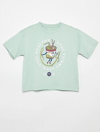T-shirt imprimé à manches courtes