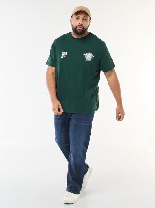 T-shirt imprimé à manches courtes - Kiabi