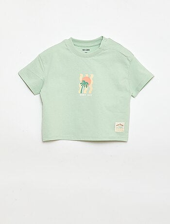 T-shirt imprimé à manches courtes
