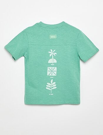 T-shirt imprimé à manches courtes