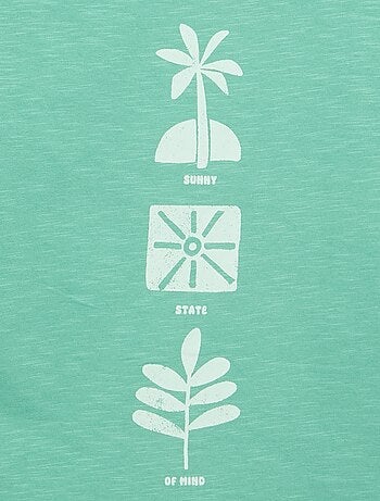 T-shirt imprimé à manches courtes