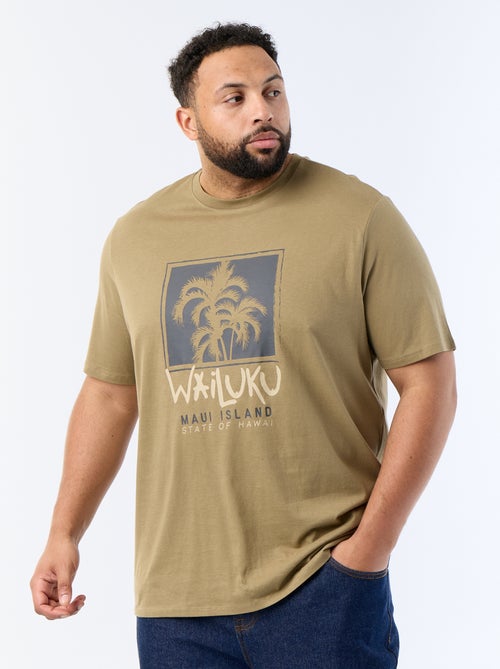 T-shirt imprimé à manches courtes - Kiabi