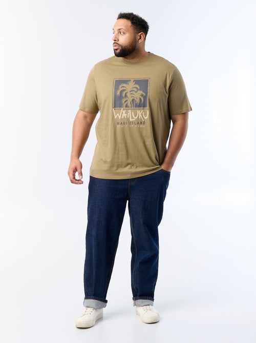 T-shirt imprimé à manches courtes - Kiabi
