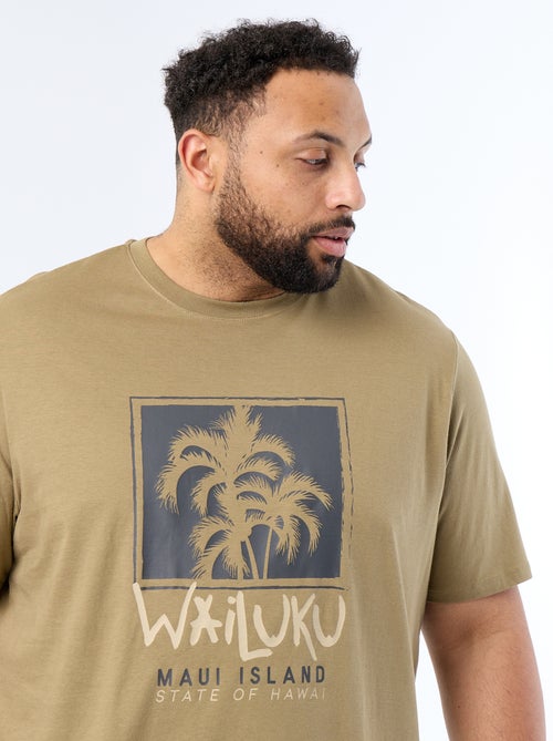 T-shirt imprimé à manches courtes - Kiabi