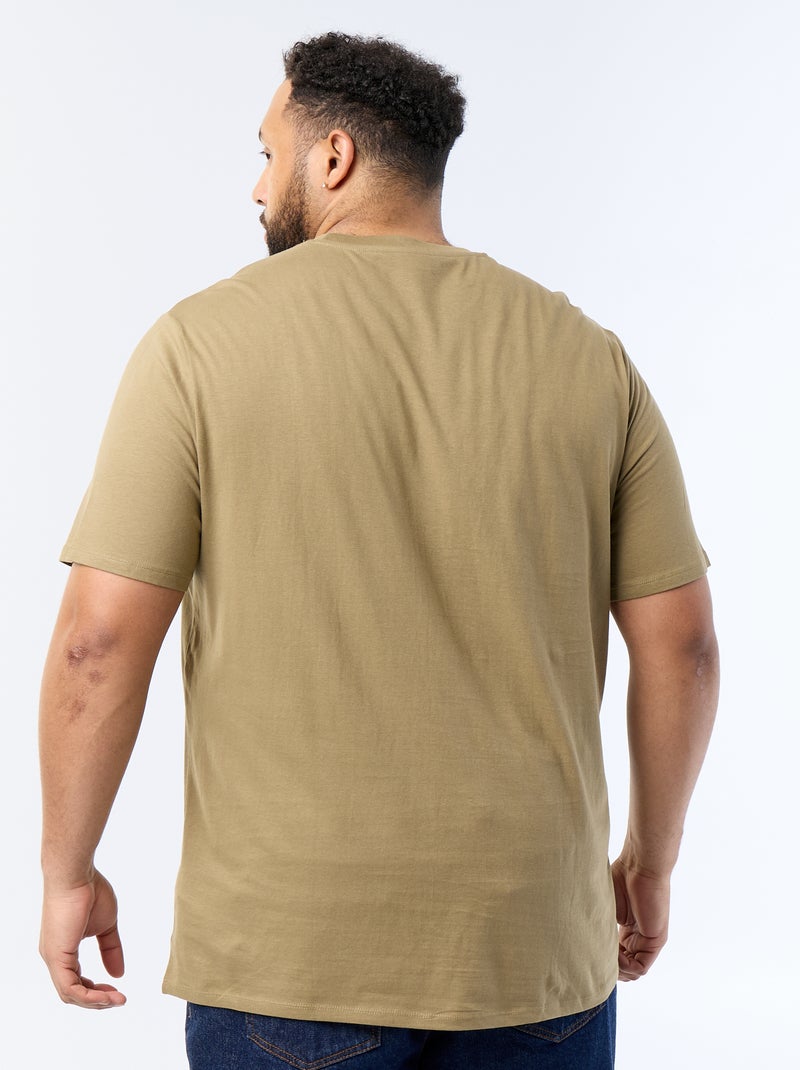 T-shirt imprimé à manches courtes Vert - Kiabi