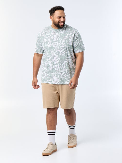 T-shirt imprimé à manches courtes - Kiabi