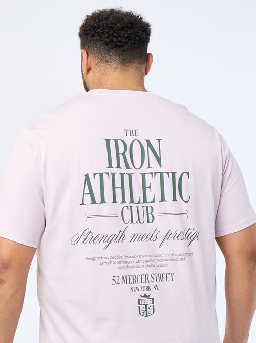 T-shirt imprimé à manches courtes - Kiabi