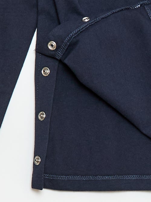 T-shirt imprimé à manches longues - collection facile à enfiler - Kiabi