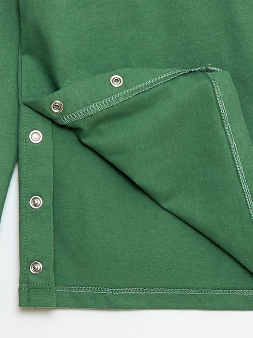 T-shirt imprimé à manches longues - collection facile à enfiler - Kiabi