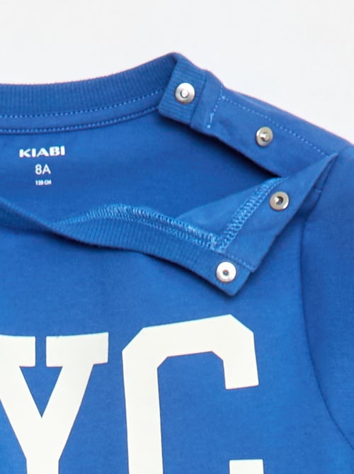 T-shirt imprimé à manches longues - So Easy - Kiabi