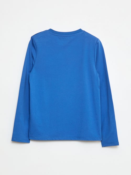 T-shirt imprimé à manches longues - So Easy - Kiabi