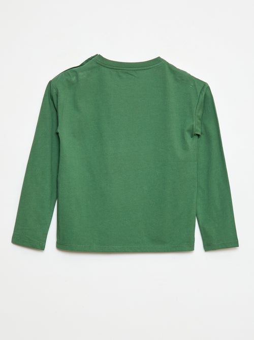 T-shirt imprimé à manches longues - So Easy - Kiabi