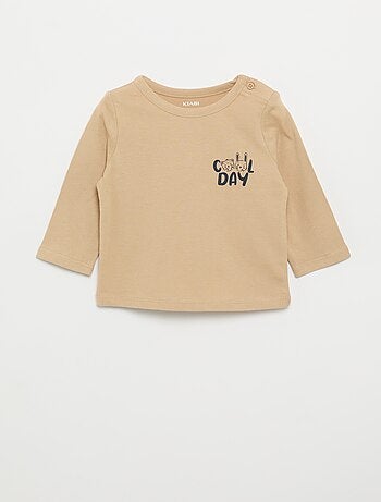 T-shirt imprimé à manches longues