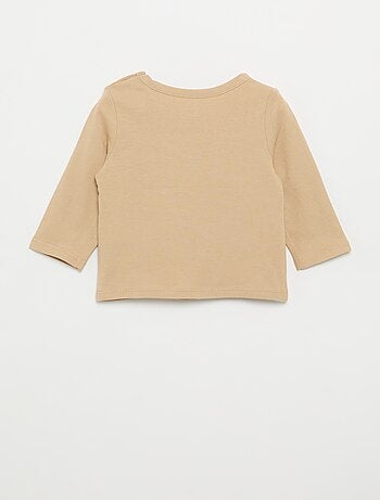 T-shirt imprimé à manches longues
