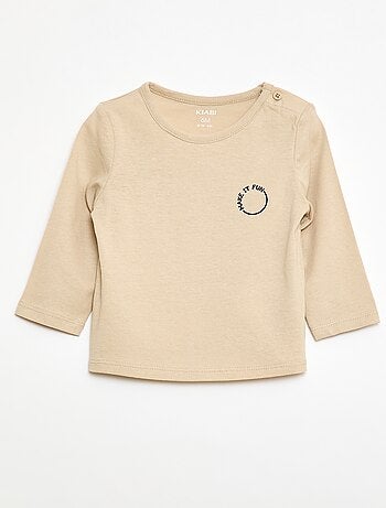T-shirt imprimé à manches longues