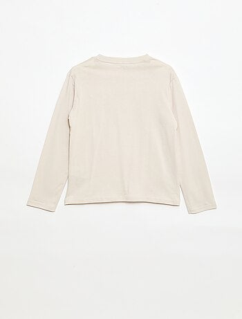 T-shirt imprimé à manches longues