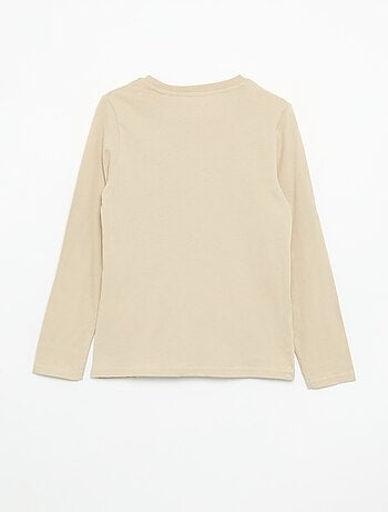 T-shirt imprimé à manches longues