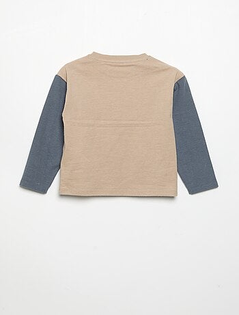 T-shirt imprimé à manches longues