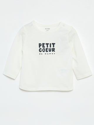 T-shirt imprimé à manches longues