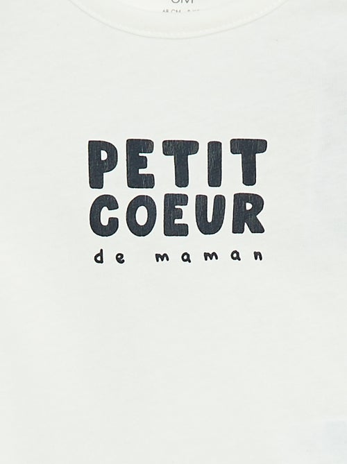 T-shirt imprimé à manches longues - Kiabi