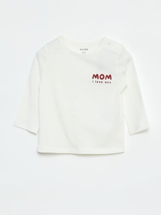 T-shirt imprimé à manches longues