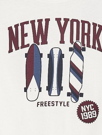 T-shirt imprimé à manches longues