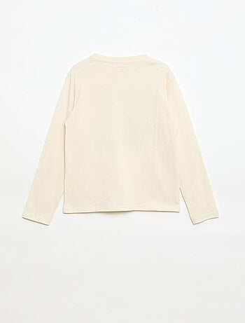 T-shirt imprimé à manches longues