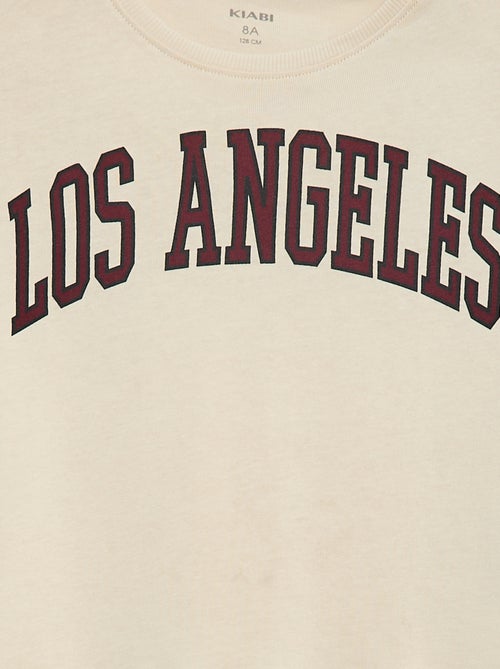 T-shirt imprimé à manches longues - Kiabi