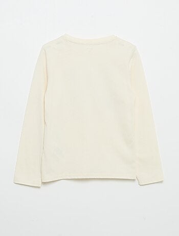 T-shirt imprimé à manches longues